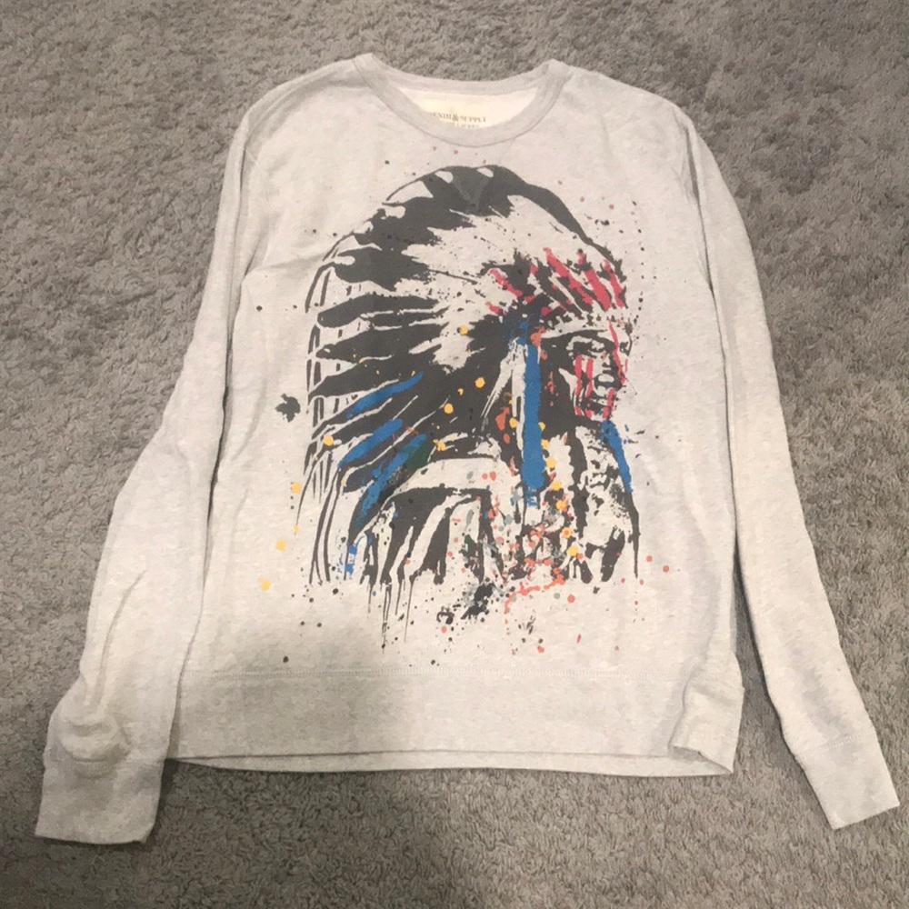 Ralph Lauren Indian chief sweatshirt size L